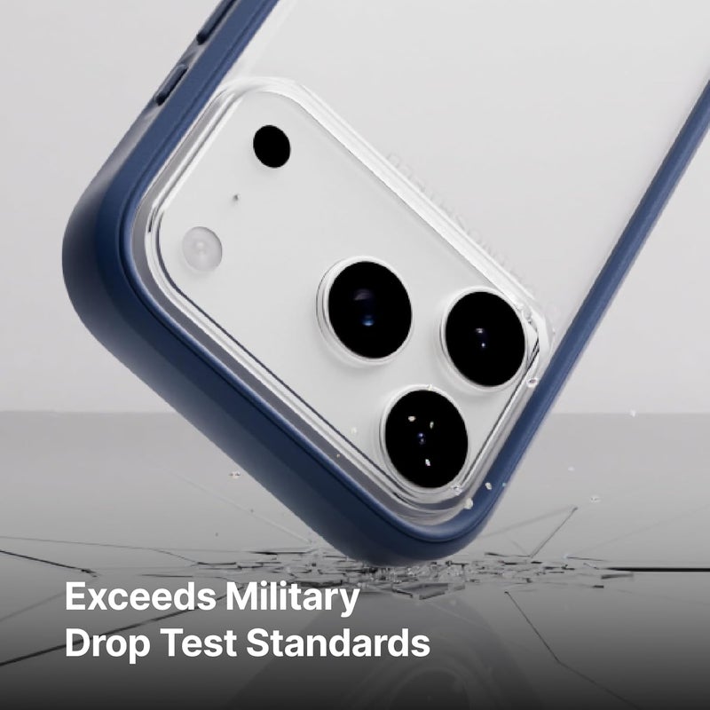 Rhino Shield حافظة هاتف متوافقة مع آيفون إير | مود NX - حافظة واقية قابلة للتعديل مع لوحة خلفية، مضادة للصدمات مع حماية من السقوط بمعيار عسكري - أسود - Image 2